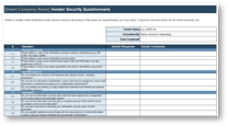 Vendor Security Questionnaire